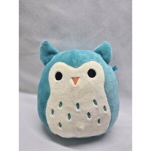 Squishmallows 5” Inch Turquoise Winston The Owl